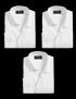 Marks & Spencer "3pk Regular Fit Easy Iron Long Sleeve Shirts"